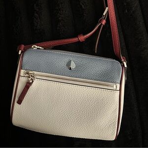Kate Spade Red and Blue Crossbody Bag